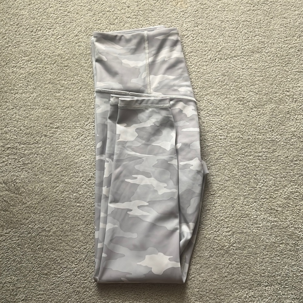 Athleta white camouflage leggings